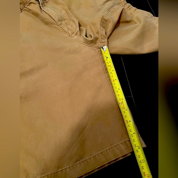 Men’s Lands End shorts  dark beige size 36.. flat front - Picture 4 of 4